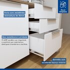 Lavanderia Modulada Balcão Com Armário Aéreo Tex 103   Carval