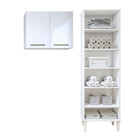 Lavanderia Modulada Belém 1 Armário Multiuso E Armário Aéreo