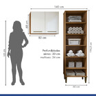 Lavanderia Modulada Belém 1 Armário Multiuso E Armário Aéreo