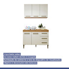 Lavanderia Modulada Brasília Armário Aéreo E Balcão Kaiki Móv