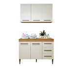 Lavanderia Modulada Brasília Armário Aéreo E Balcão Kaiki Móv