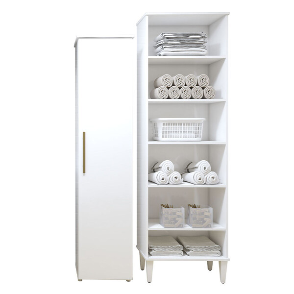Lavanderia Modulada Campinas 2 Armários Multiuso 1 Porta 9