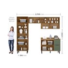 Lavanderia Modulada Com 2 Aéreos, 1 Balcão E 1 Armário Multiu