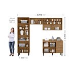 Lavanderia Modulada Com 2 Armários Aereos, 1 Balcão E 1 Armár