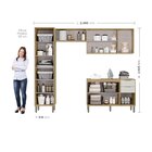 Lavanderia Modulada Com 2 Armários Aereos, 1 Balcão E 1 Armár