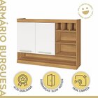 Lavanderia Modulada Com 2 Armários Aéreos E 1 Balcão 2 Portas