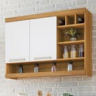 Lavanderia Modulada Com 2 Armários Aéreos E 1 Balcão 2 Portas