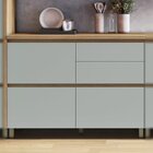 Lavanderia Modulada Com 2 Armários Aéreos E Balcão 100% Mdf R