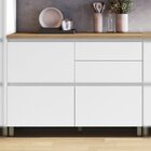 Lavanderia Modulada Com 2 Armários Aéreos E Balcão 100% Mdf R