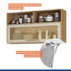 Lavanderia Modulada Com 2 Armários Aéreos E Balcão 3 Portas S