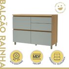 Lavanderia Modulada Com 2 Balcões E 1 Amario Aéreo Porta Ripa