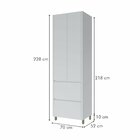 Lavanderia Modulada Com Armário Aéreo, Armário Multiúso E Bal