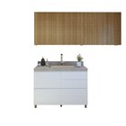 Lavanderia Modulada Com Balcão 1 Porta E 2 Armários Aéreos 10