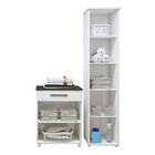 Lavanderia Modulada Joinville 1 Armário Multiuso E Balcão Bra