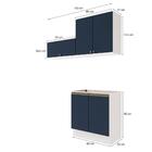 Lavanderia Modulada Kappesberg Celeste 3 Peças Branco/azul 16