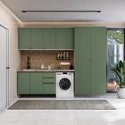 Lavanderia Modulada Kappesberg Celeste 5 Peças Branco/verde 2