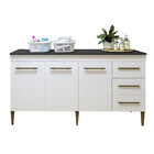 Lavanderia Modulada Nova Iguaçu Balcão 3 Portas E 3 Gavetas K