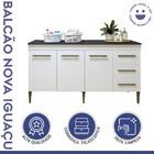 Lavanderia Modulada Nova Iguaçu Balcão 3 Portas E 3 Gavetas K