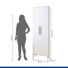 Lavanderia Modulada Recife 2 Portas 5 Prateleiras Branco