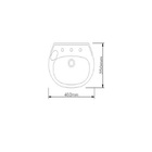 Lavatório Branco 35x46x13cm Sabará Icasa