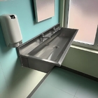 Lavatório Coletivo Com Bancada Para 2 Torneiras 1,20m - Const