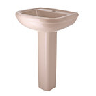 Lavatório com Coluna Sabatini Areia 42x53x44cm Icasa