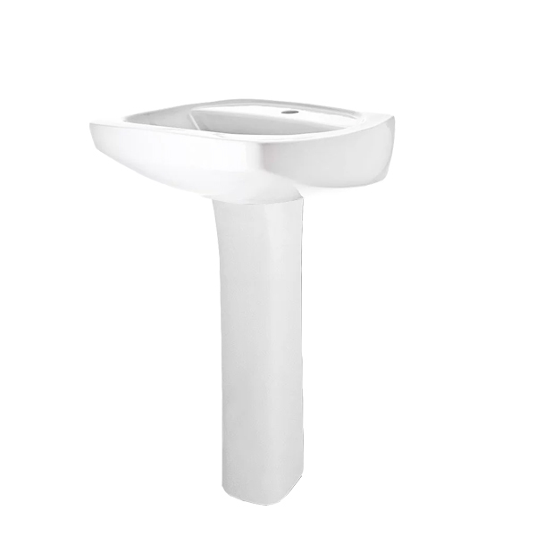 Lavatório com Coluna Thema Branco 77,5x52,5x42,5cm Incepa