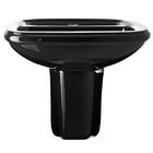 Lavatório Comum Fit Preto Retangular Celite