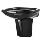 Lavatório Comum Fit Preto Retangular Celite