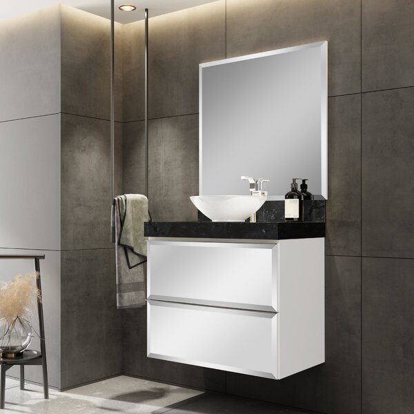 Lavatório De Porcelanato Para Banheiro Com Gabinete Cuba De A