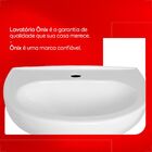 Lavatorio Diva 45,5x38 + Coluna Suspensa- Onix