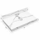 Lavatório Em Porcelanato 80cm Para Cuba De Apoio