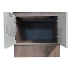 Lavatório Em Porcelanato Para Banheiro Com Cuba Esculpida Gab