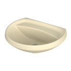 Lavatório Oval Creme 18x45,5x36cm Ravena Deca