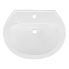 Lavatório para Coluna Oval 46x56cm Branco Diamantina Icasa