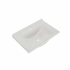 Lavatório Pia Para Banheiro Soft De Mármore Sintético 57cm Br