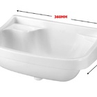 Lavatório Plástico 36x26cm Krona - Unico