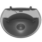 Lavatório Plástico Prata Kit Instalação 3,8l 36x28cm Astra