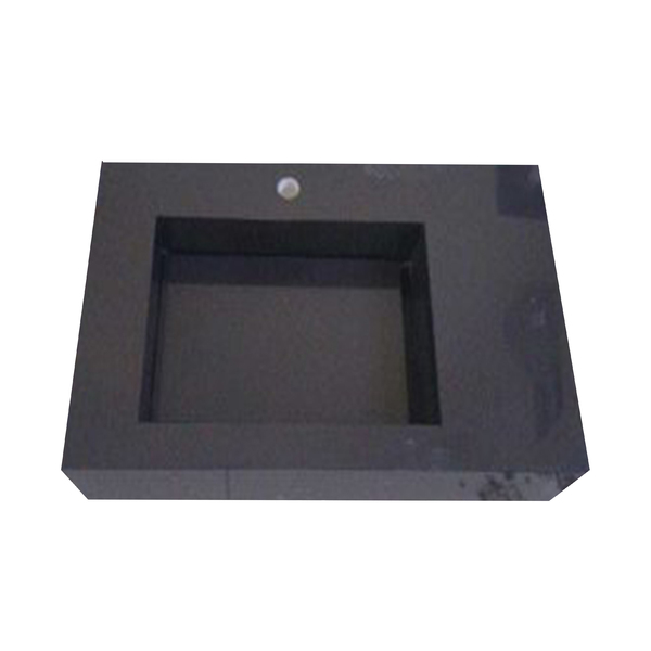 Lavatório Porcelanato Preto Polido 70x40