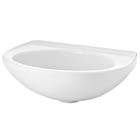Lavatório Suspenso Oval Branco 16x43x32,5cm Flamingo Incepa
