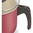 Leiteira Antiaderente Nr 14 Com Tampa Vidro Fortaleza