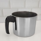 Leiteira Caneca Inox Fervedor Grande 2 Litros Com Cabo Baquel