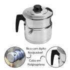 Leiteira Térmica Com Apito Continental (1 5 Litros)