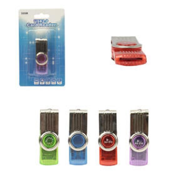 Leitor Cartão De Memória Micro Sd Dkq-xz Cores Diversas