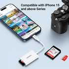 Leitor Cartão Memória Ugreen Micro E Sd P/usb-c Branco