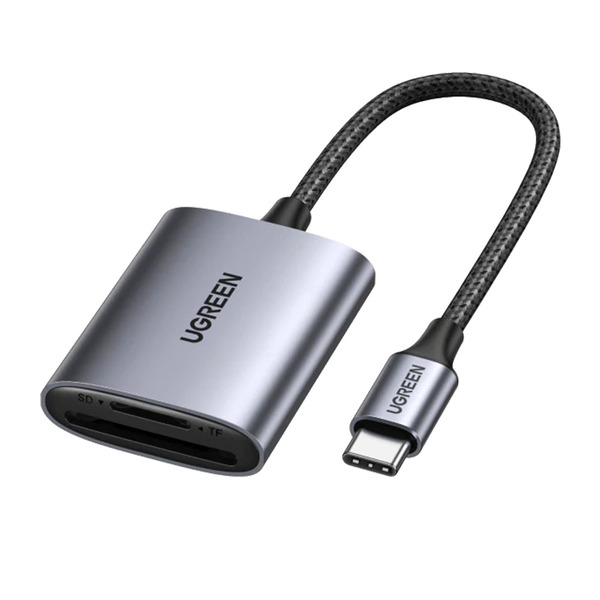 Leitor Cartão Memória Ugreen Usb C Para Cartão Micro Sd E Sd
