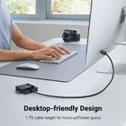 Leitor De Cartão Memória Ugreen Pra Usb 3.0 Externo Portátil