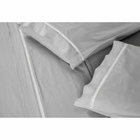 Lençol 4 Peças Casal 400 Fios Prata Toque Suave Ponto Palito