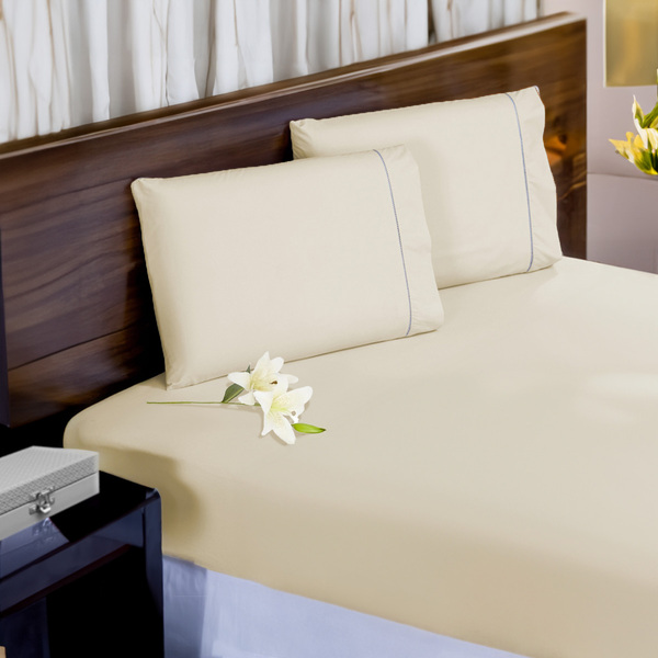 Lençol 600 Fios Palha Ponto Palha De 3pçs Padrão Casen