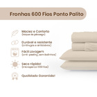 Lençol 600 Fios Palha Ponto Palha De 3pçs Padrão Casen